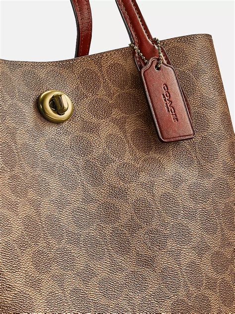 coach tasche braun shopper